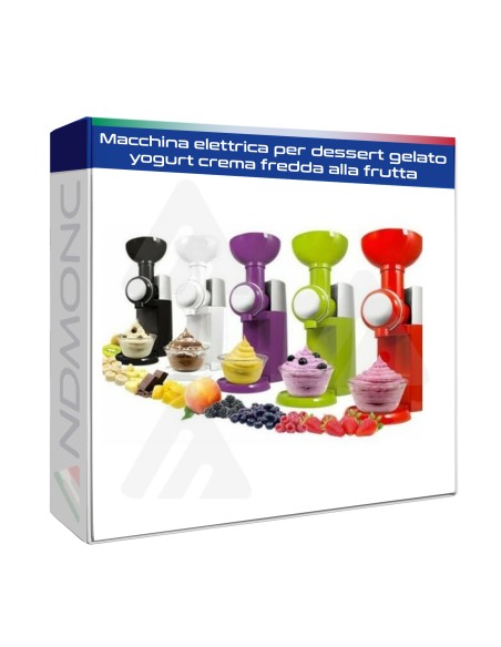 Macchina elettrica per dessert gelato yogurt crema fredda alla frutta