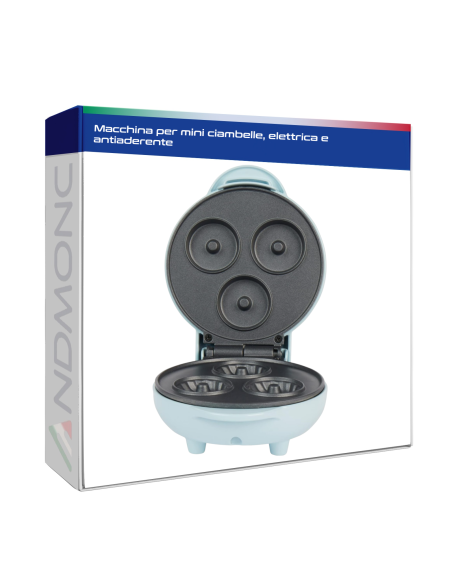 Macchina per mini ciambelle, elettrica e antiaderente