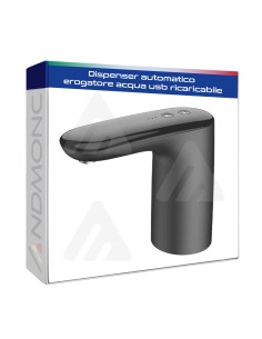 Dispenser automatico erogatore acqua usb ricaricabile