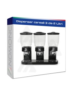 Dispenser cereali 3 da 2 Litri