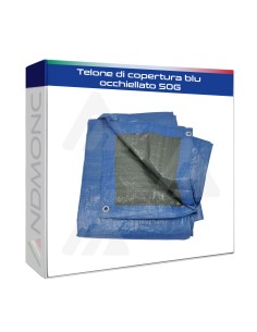 Telone di copertura blu occhiellato 50G