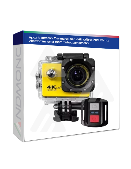 sport action Camera 4k wifi ultra hd 16mp videocamera con telecomando