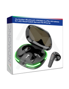 Auricolari Bluetooth PRO60 Cuffie Wireless 5.1 LED...
