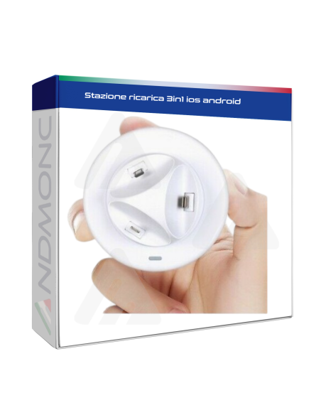 Stazione ricarica 3in1 ios android