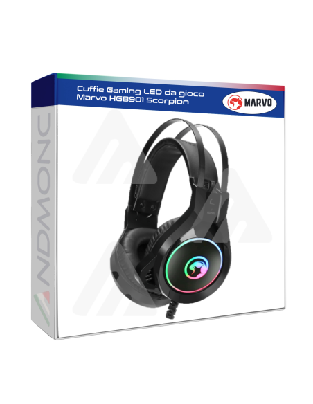 Cuffie Gaming LED da gioco Marvo HG8901 Scorpion