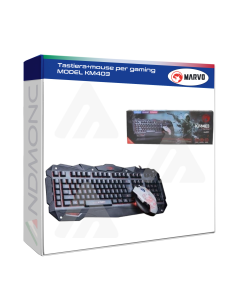 Marvo Tastiera+mouse per gaming MODEL KM403