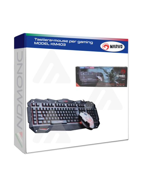 Marvo Tastiera+mouse per gaming MODEL KM403