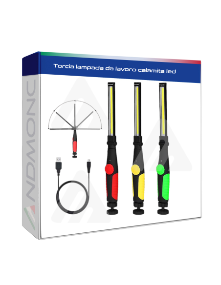 Torcia lampada da lavoro calamita led