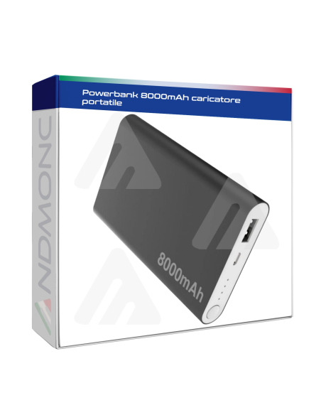 Powerbank 8000mAh caricatore portatile