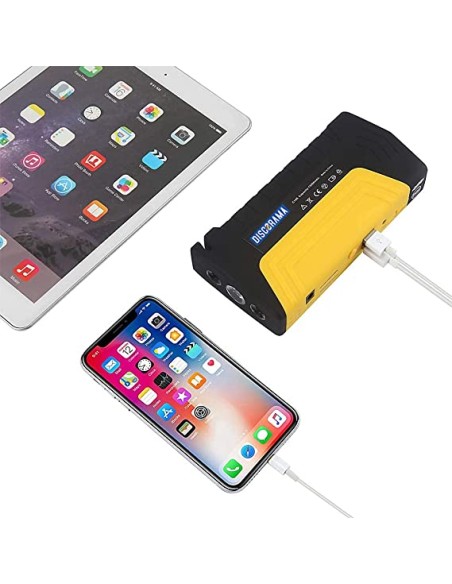 Starter Avviatore batteria auto moto emergenza power bank portatile 12v