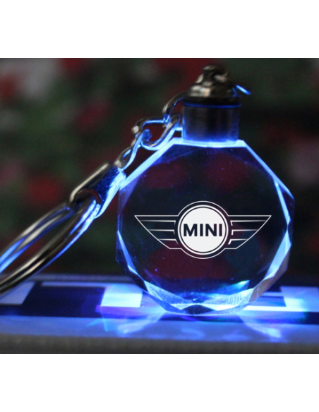 Portachiavi led logo Mini Cooper