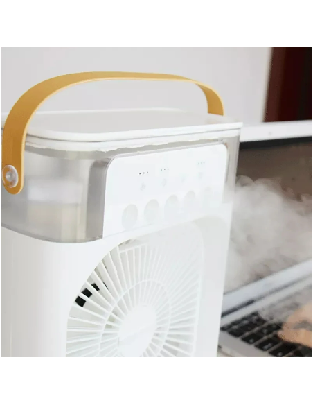 Ventilatore 2in1 e condizionatore portatile ricarica USB