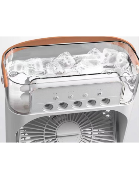 Ventilatore 2in1 e condizionatore portatile ricarica USB