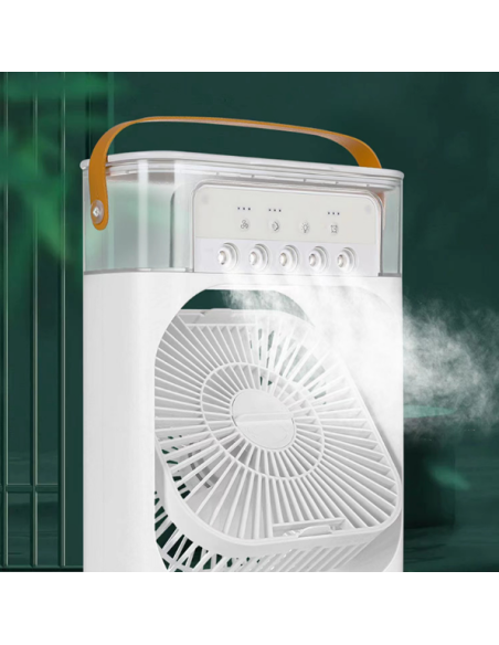 Ventilatore 2in1 e condizionatore portatile ricarica USB