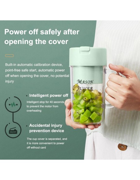 frullatore portatile borraccia usb ricaricabile, frullati, miscelatore