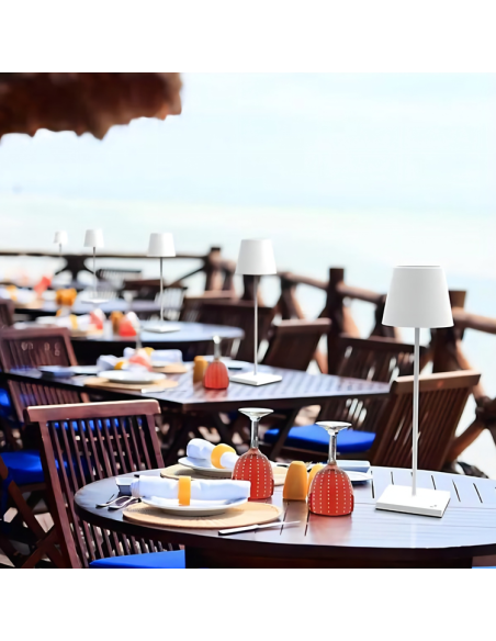 Lampada da tavolo LED ricariabile touch senza fili