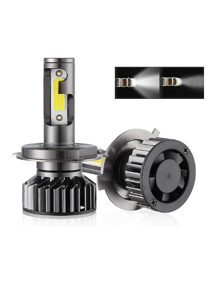 2 pezzi Auto LED Lampada frontale  H7  Lampadine 9000lm 48 W 6000 k Plug-and-Play