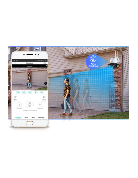 Telecamera WIFI da esterno 4K