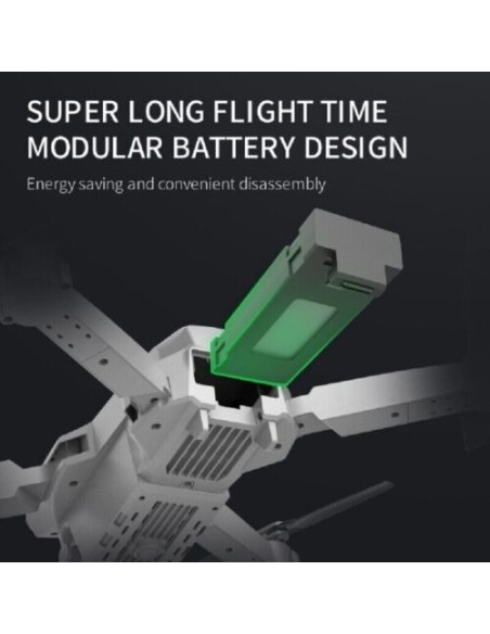 Drone Pieghevole Con Fotocamera 1080p Telecomando Smartphone Wifi