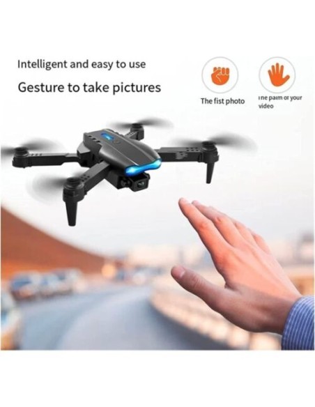 Drone Pieghevole Con Fotocamera 1080p Telecomando Smartphone Wifi