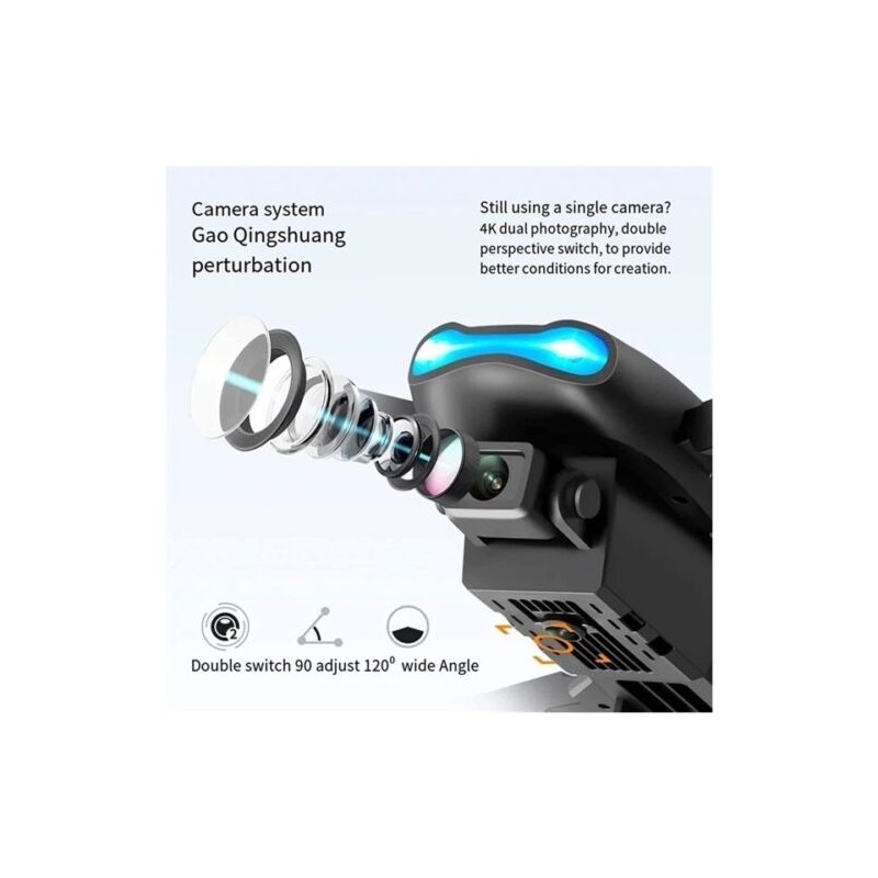 Drone Pieghevole Con Fotocamera 1080p...