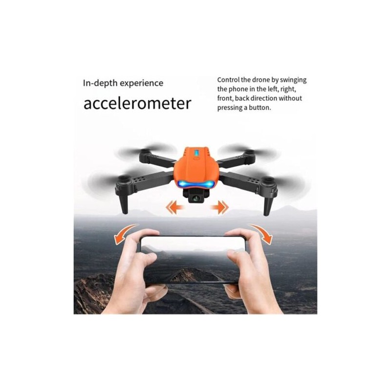 Drone Pieghevole Con Fotocamera 1080p...