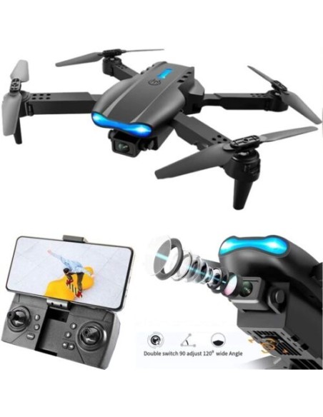 Drone Pieghevole Con Fotocamera 1080p Telecomando Smartphone Wifi