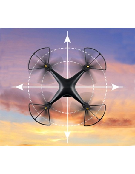Micro Drone Quadricottero Pieghevole Con Telecamera Telecomando Smartphone