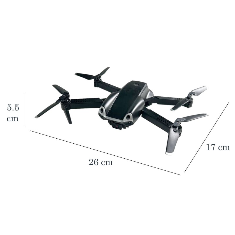 Micro Drone Quadricottero Pieghevole Con...
