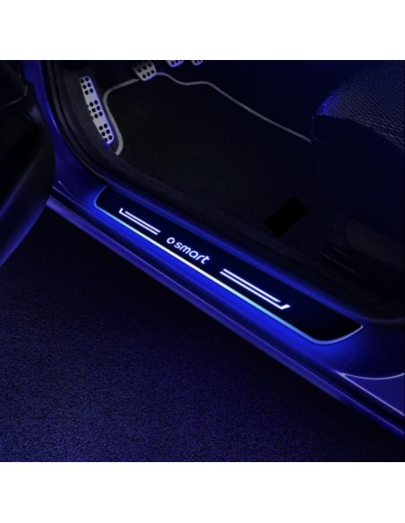 4pz anteriore e posteriore battitacco LED Smart RGB senza fili adesivo