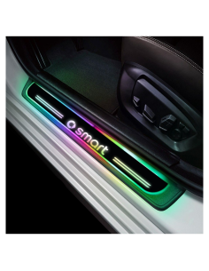 4pz battitacco LOGO LED senza fili, usb, multicolore rgb 2