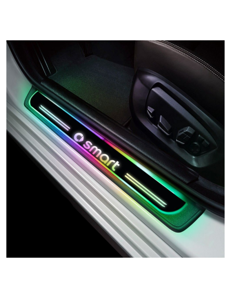 4pz battitacco LOGO LED senza fili, usb, multicolore rgb