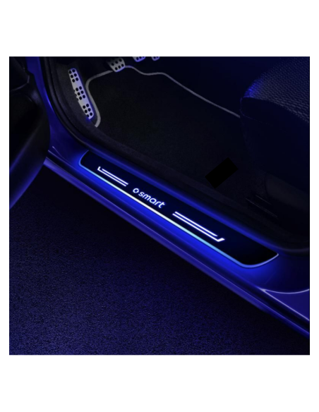 4pz battitacco LOGO LED senza fili, usb, multicolore rgb