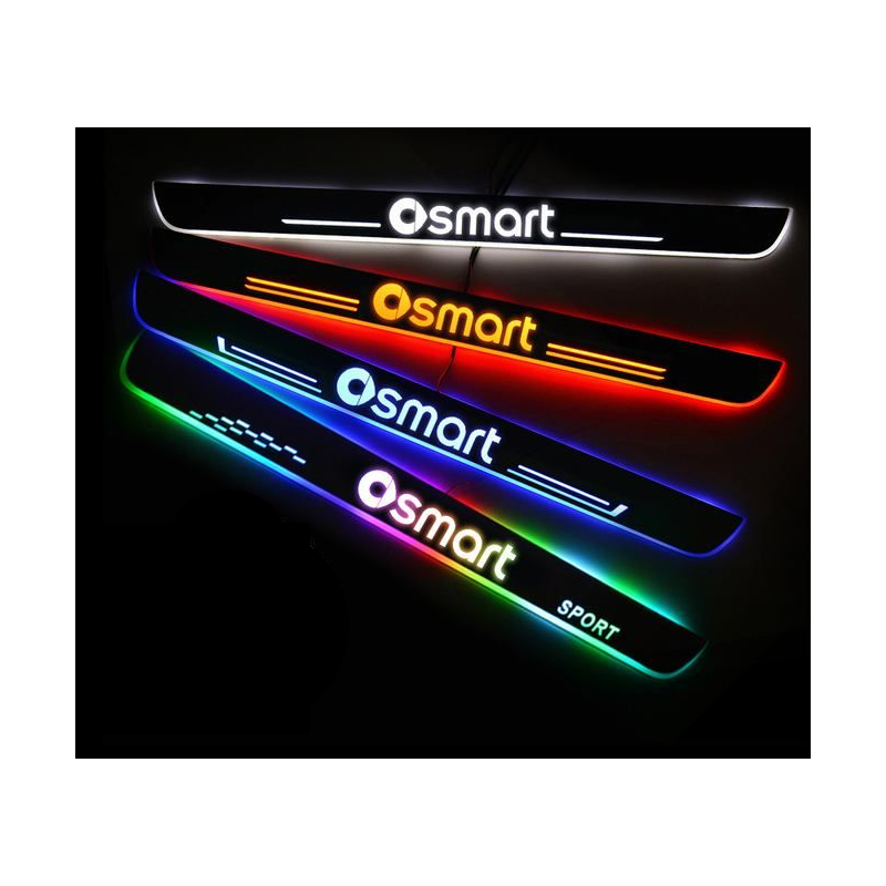 4pz battitacco LOGO LED senza fili, usb,...