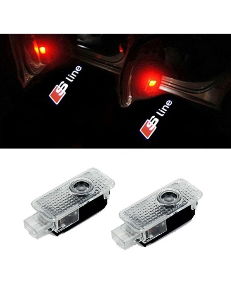 Luci sottoporta Audi S-line con filo