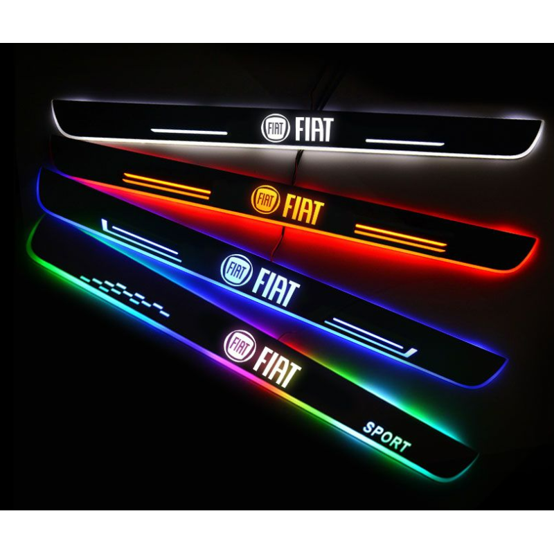 4pz anteriore e posteriore battitacco LED Fiat...