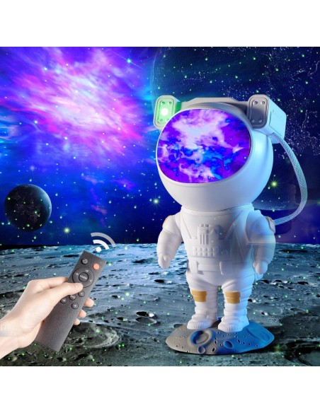 Astronauta Luce Notturna Cielo Stellato, Proiettore Stellare