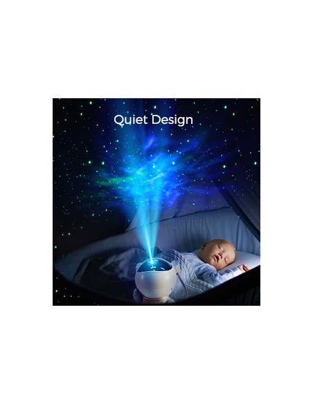 Astronauta Luce Notturna Cielo Stellato, Proiettore Stellare