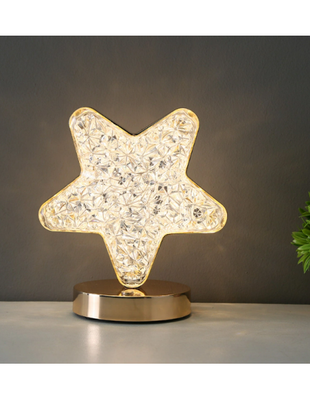 LED Lampada da tavolo USB Stella Luna touch
