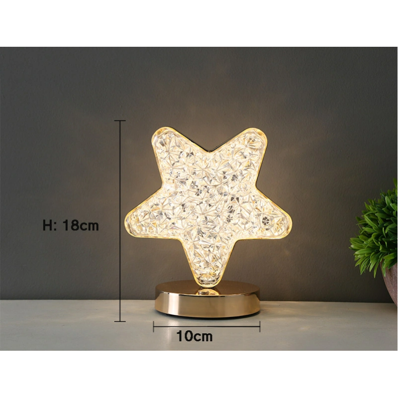 LED Lampada da tavolo USB Stella Luna touch