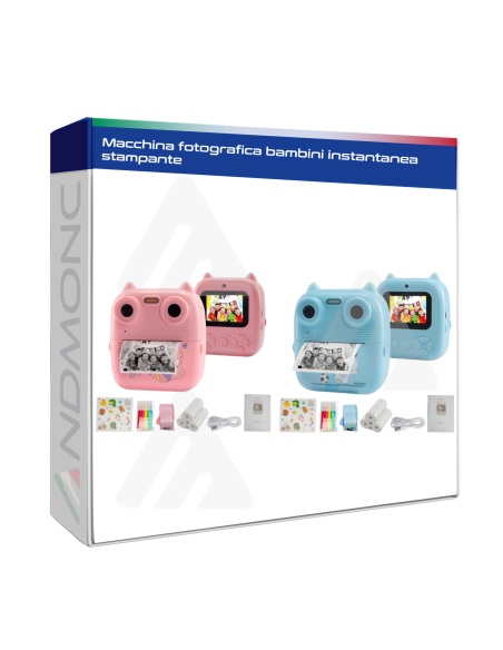 Macchina fotografica bambini instantanea stampante