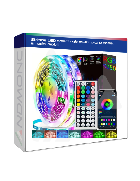 Striscia LED smart rgb multicolore casa, arredo, mobili
