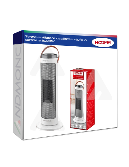 Termoventilatore oscillante stufa in ceramica 2000W