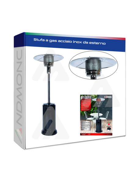 Stufa a gas acciaio inox da esterno