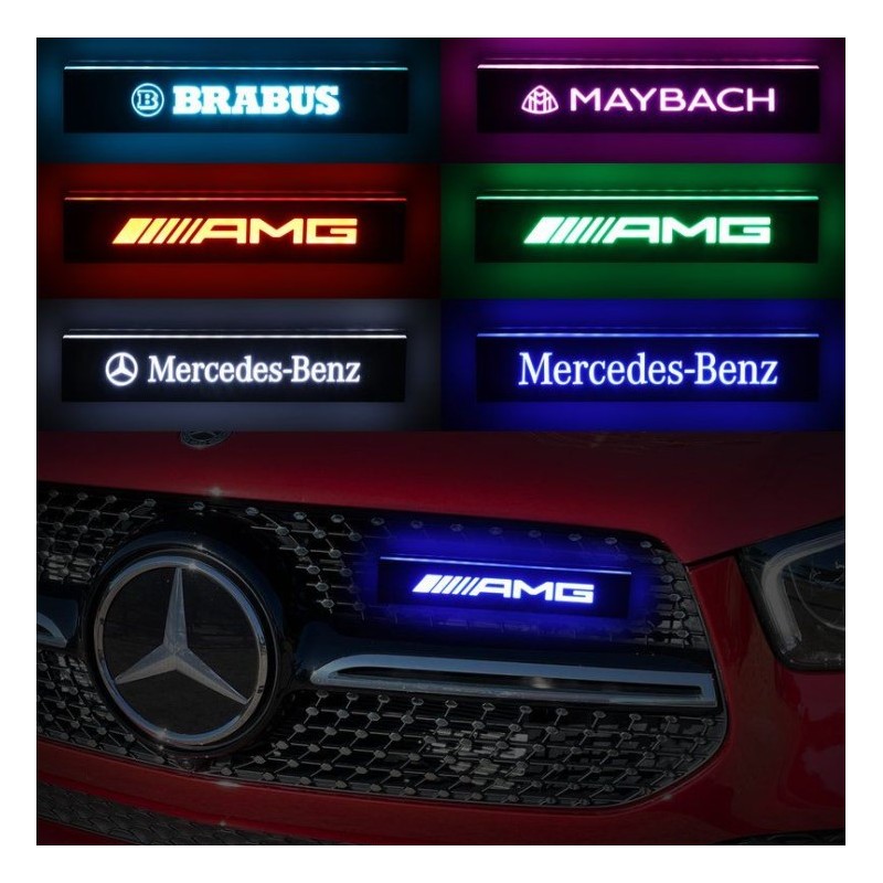 1x Distintivo con logo illuminato con emblema...