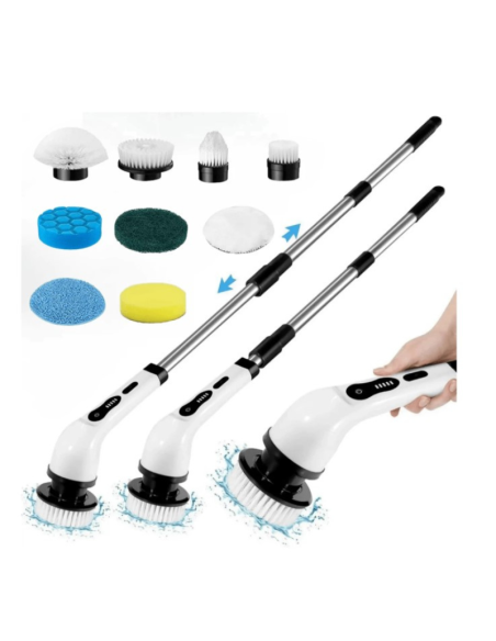 Spazzola di pulizia elettrica rotante Pulizia Casa,Auto,doccia,pavimenti