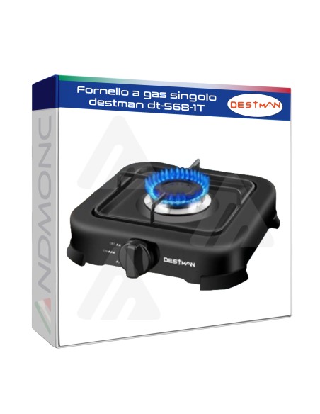 Fornello a gas singolo destman dt-568-1T