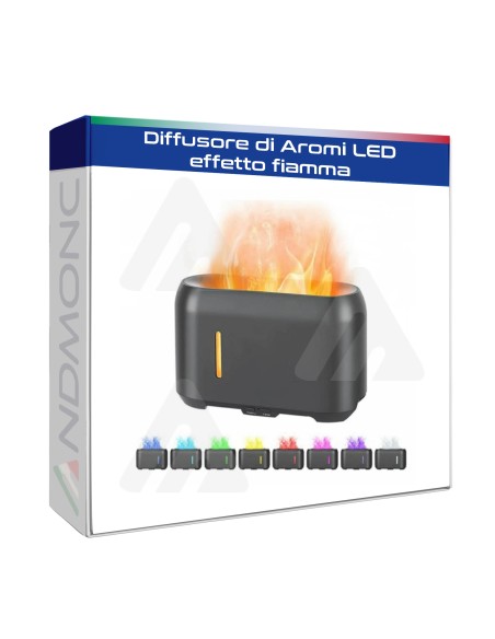 Diffusore di Aromi LED effetto fiamma