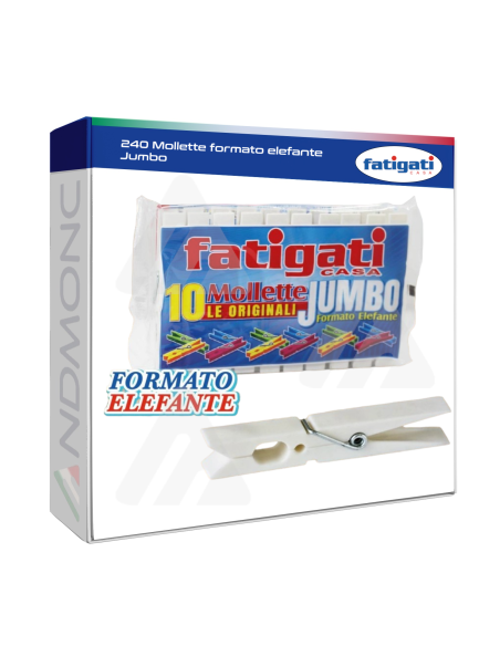 240 Mollette formato elefante Jumbo Fatigati
