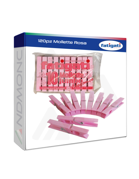 120pz Mollette Rosa Fatigati